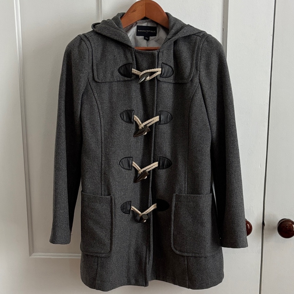 Banana Republic Charcoal Women's Utility Jacket